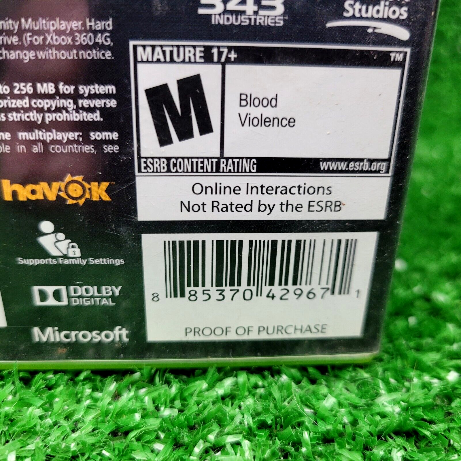 Halo 4 (Microsoft Xbox 360) 30-DAY WARRANTY – No Manual