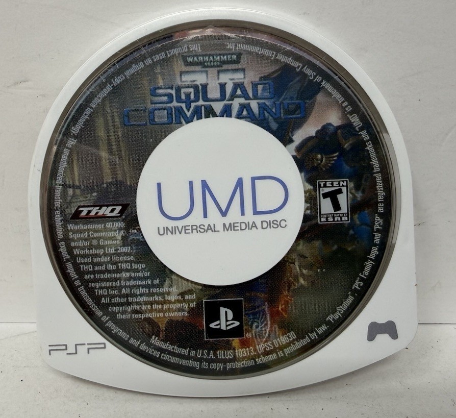 Warhammer 40,000: Squad Command (Sony PSP, 2007) Game Only Tested