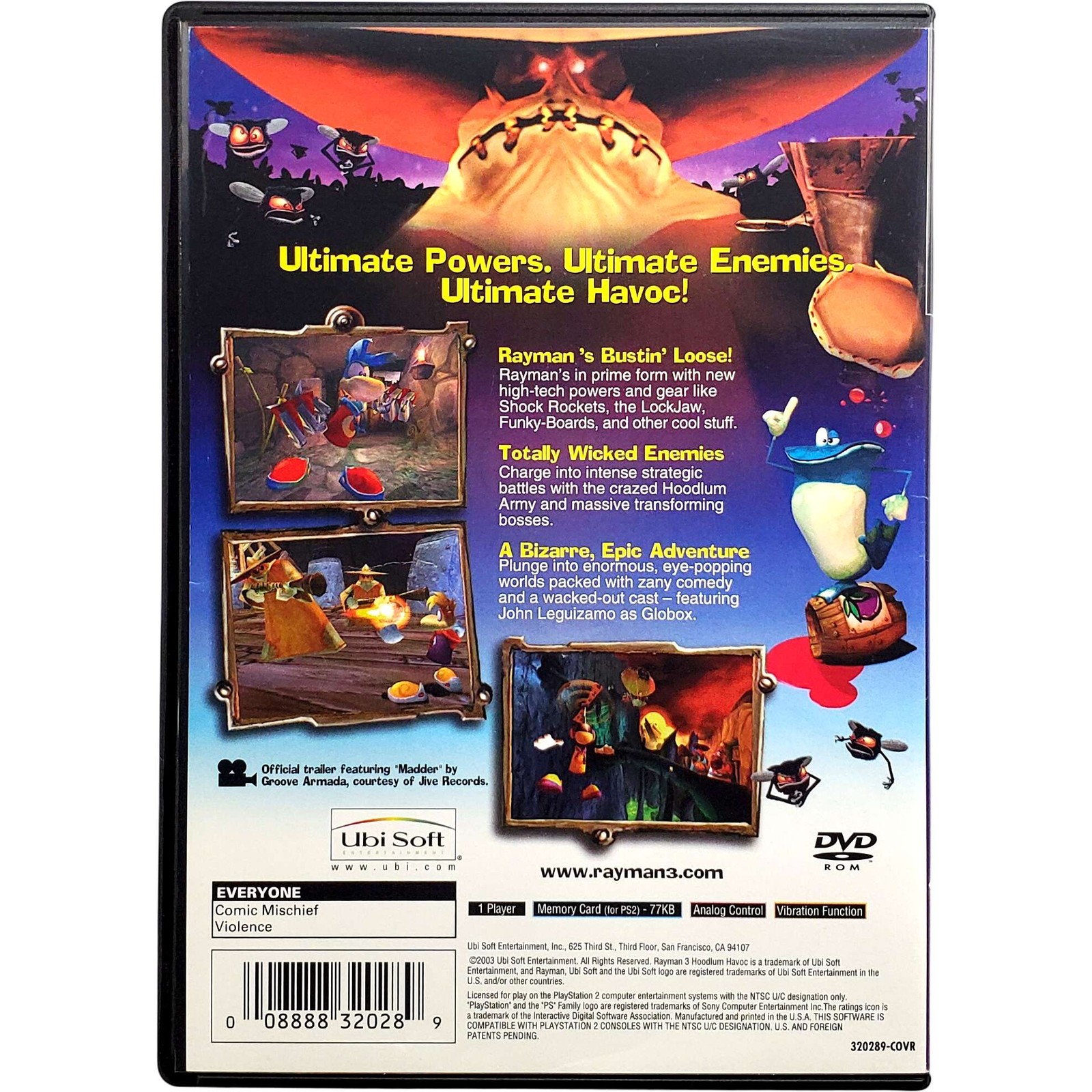Rayman 3 Hoodlum Havoc – Sony Playstation 2 PS2 Tested 1Y Guarantee
