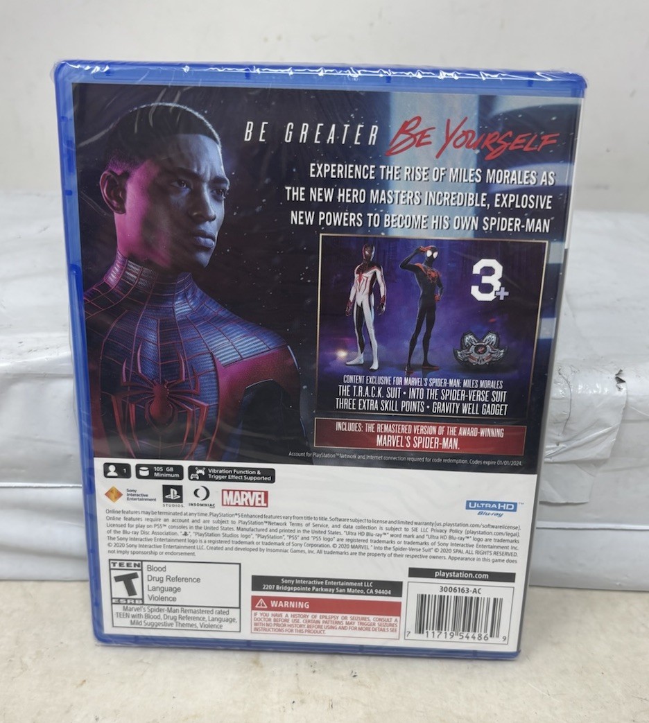 NEW SEALED Marvel’s Spider-Man: Miles Morales Ultimate Edition -PS5 -Remastered