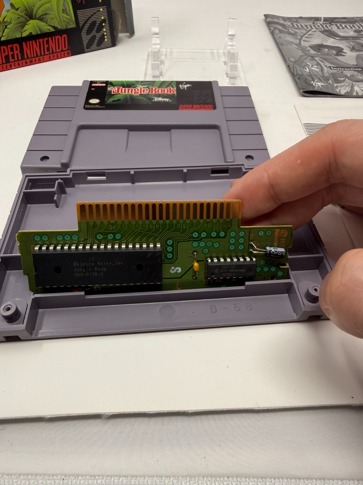 Jungle Book SNES CIB Authentic Made in Mexico Later Release Excellent