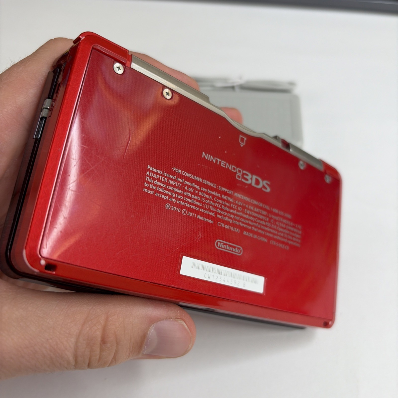 Nintendo 3DS System – Red Region USA, Charger US Model