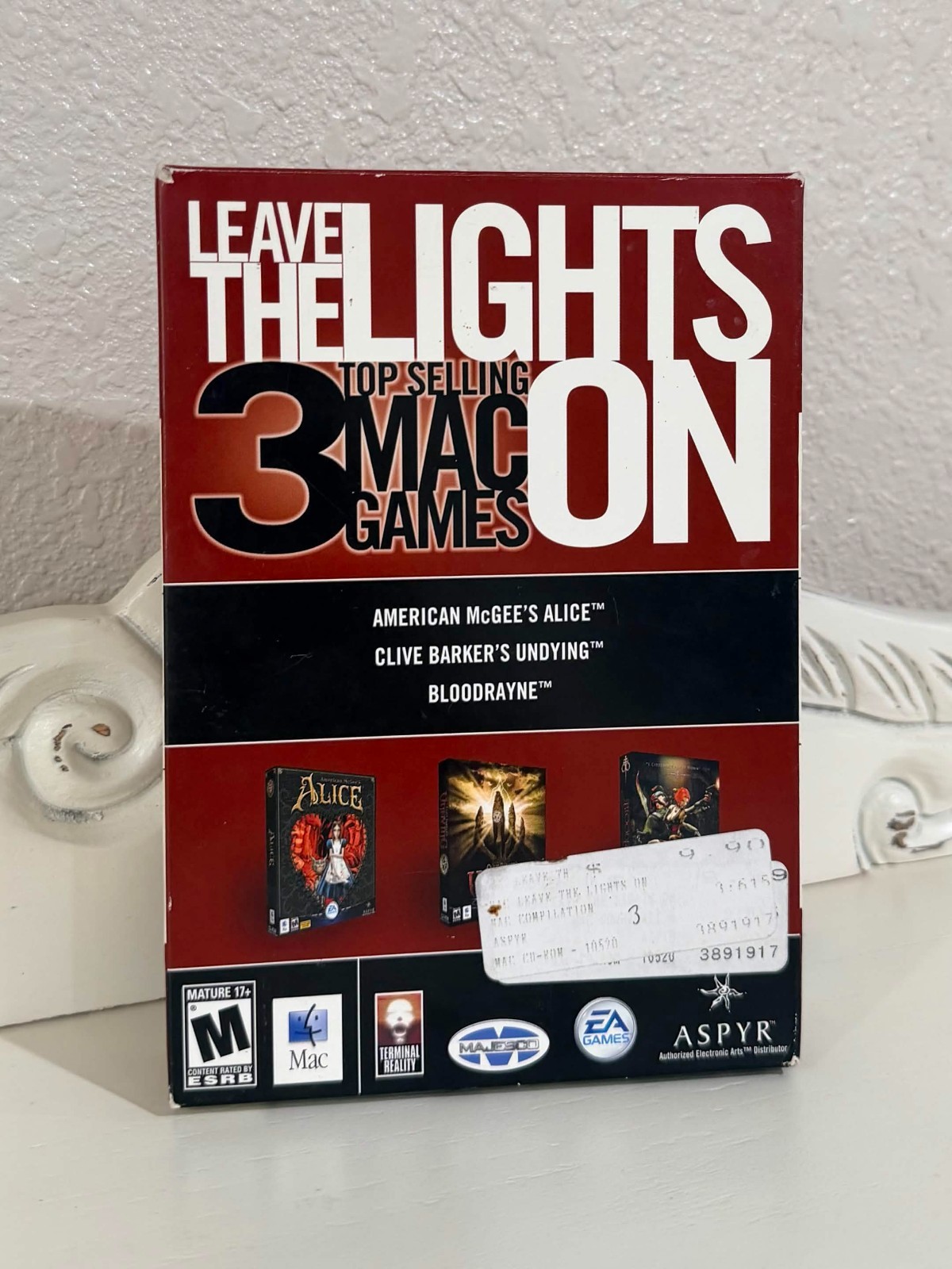 RARE Leave The Lights On Bundle (Alice, BloodRayne, Undying) – SMALL BOX – Mac
