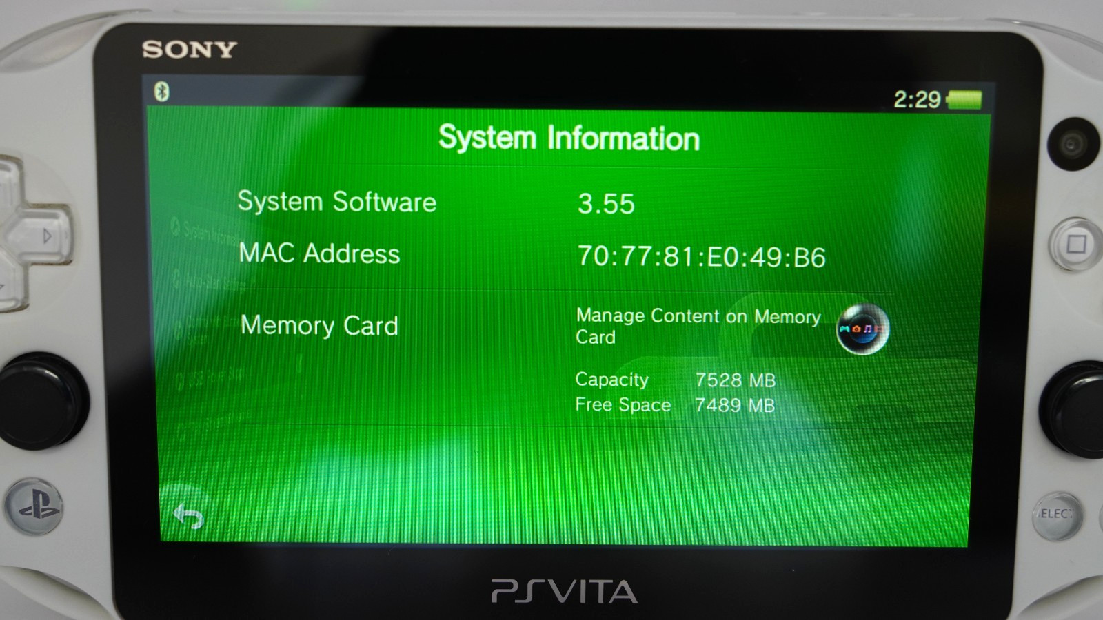 Sony PS Vita Slim PCH-2000 White + 5 Games + 8GB Memory Card + Charger Japan