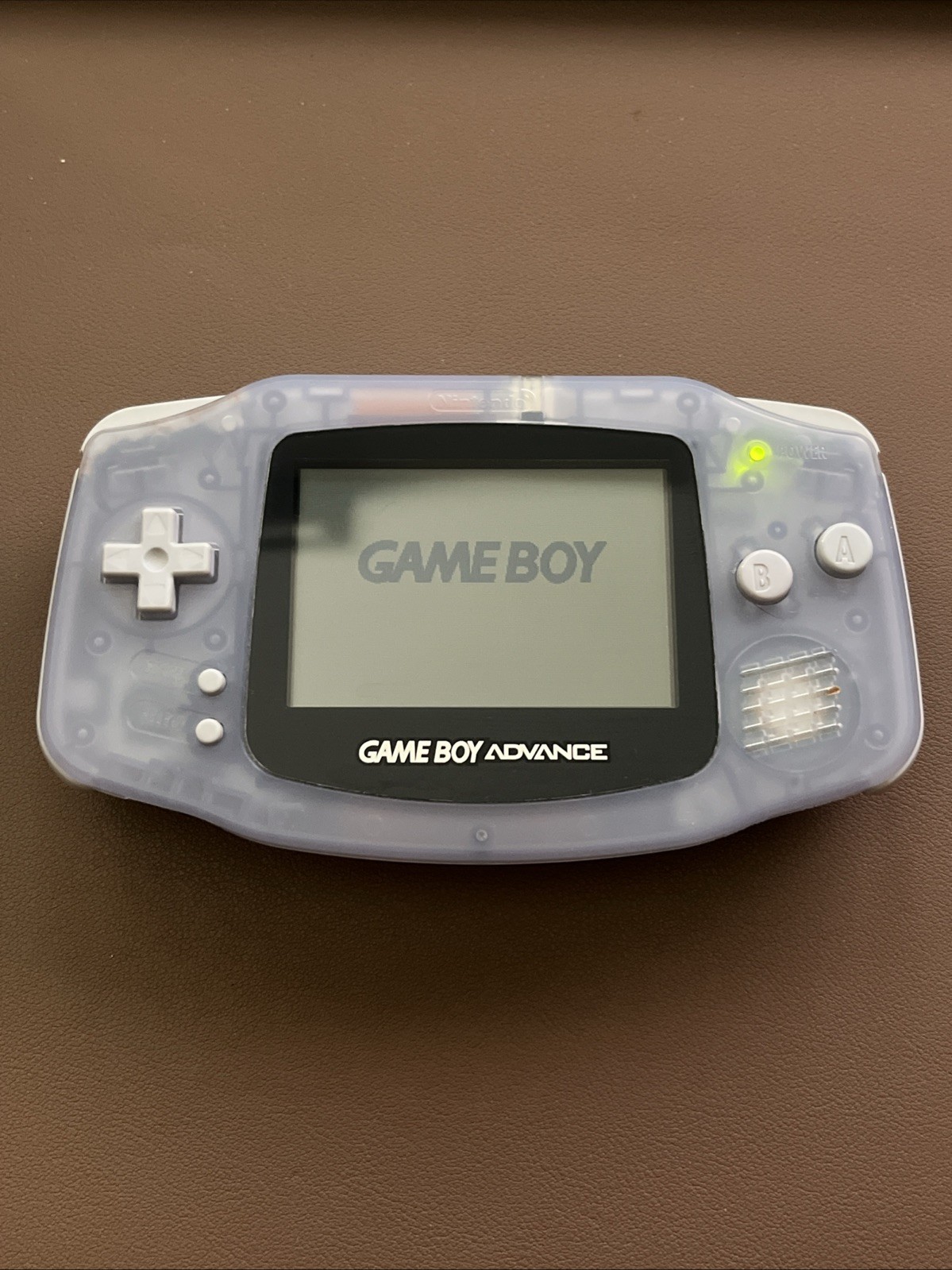 Nintendo Gameboy Advance Glacier AGB-001 *Tested*