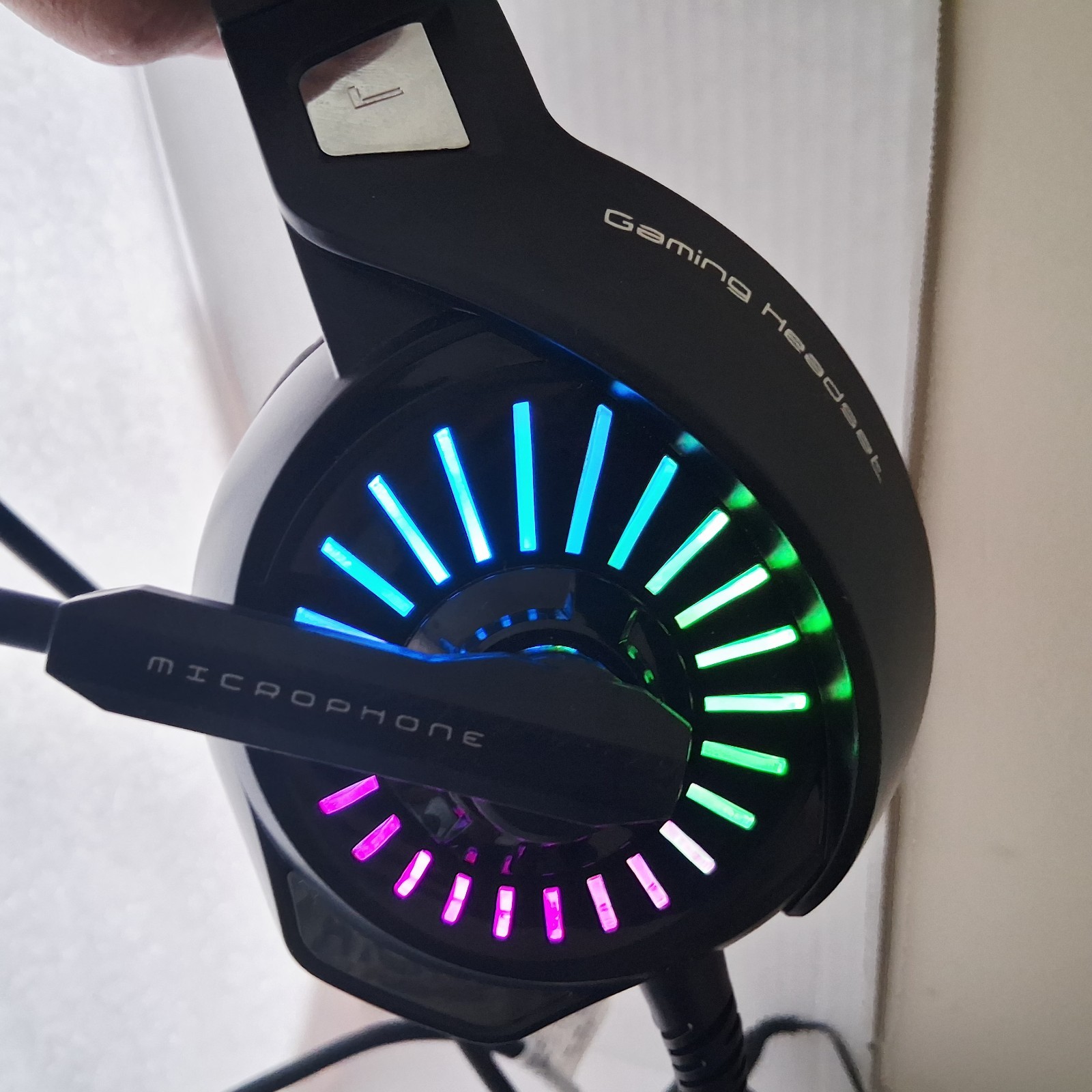Playstation PS4 Gaming Headset Ziumier Lights Up,Microphone,Compatible Xbox One