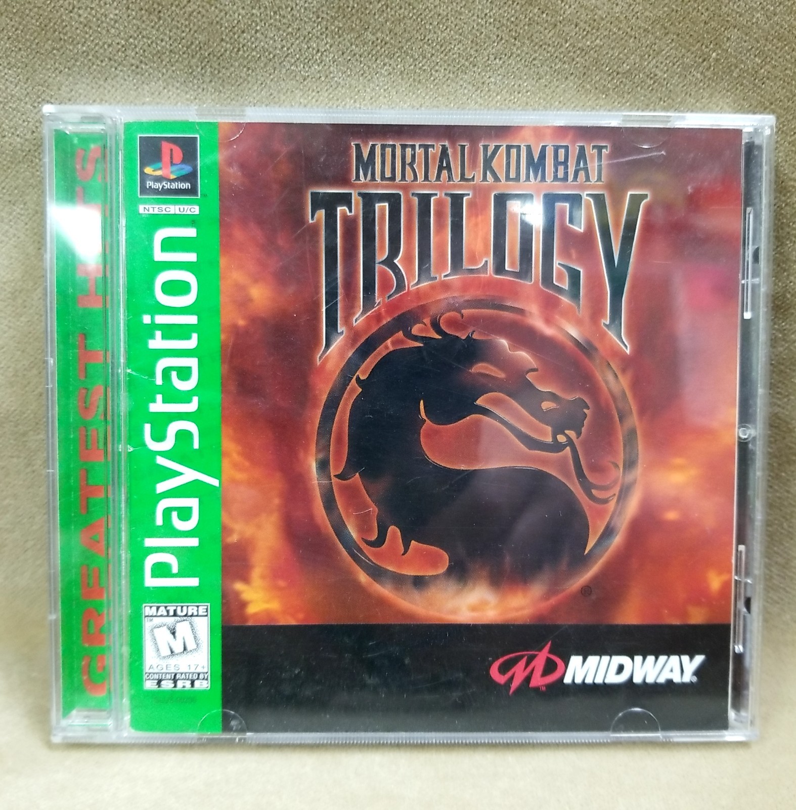 Mortal Kombat Trilogy (Sony PlayStation PS1, 1996) Tested