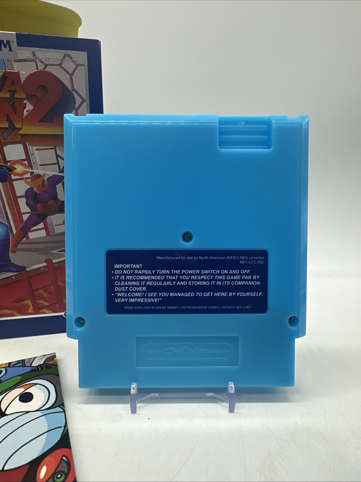 Mega Man 2 NES – 30th Anniversary iam8bit Blue Legacy Cartridge Collection
