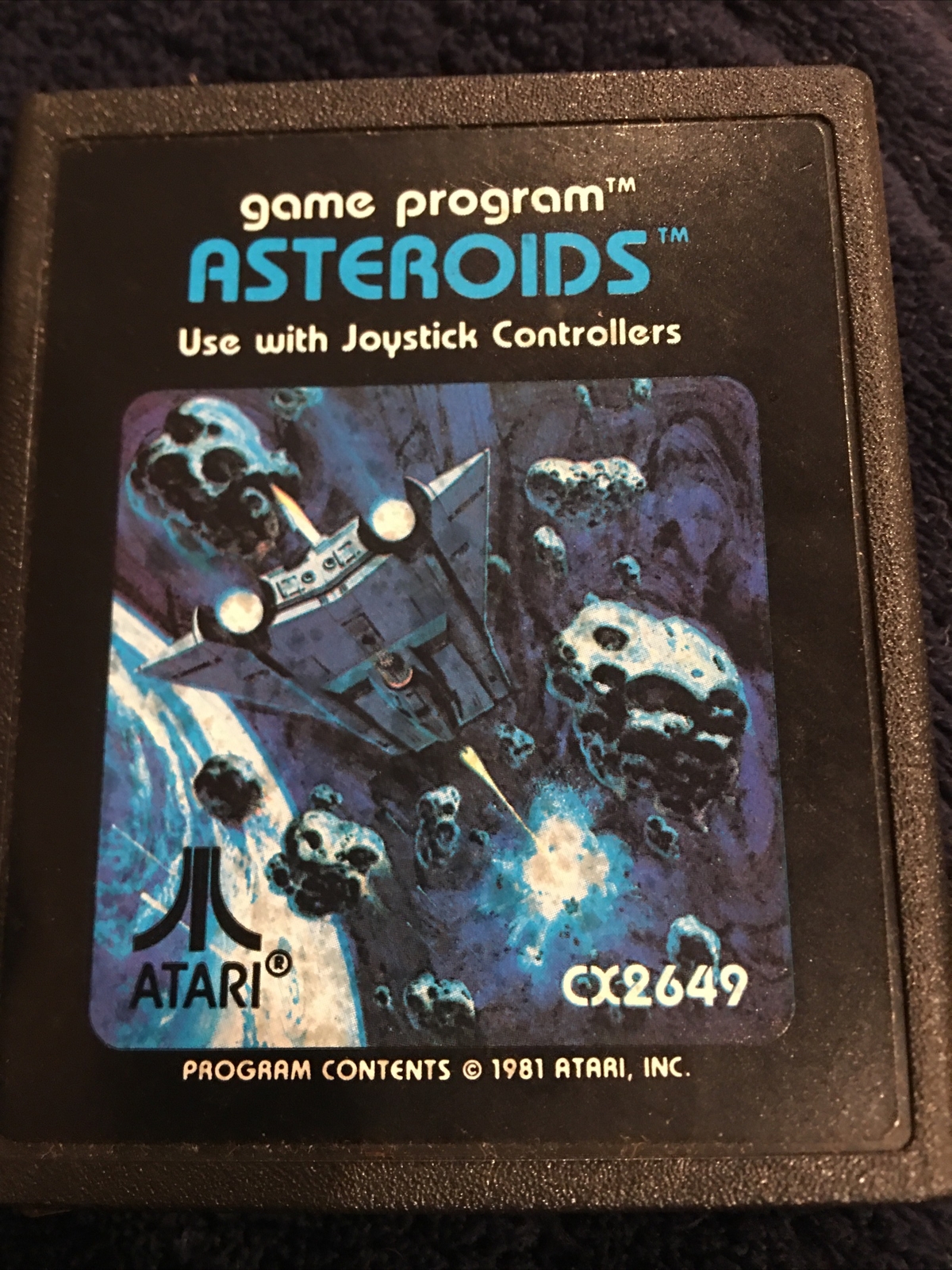 Asteroids (Atari 2600, 1981) Tested Game Cartridge Only!