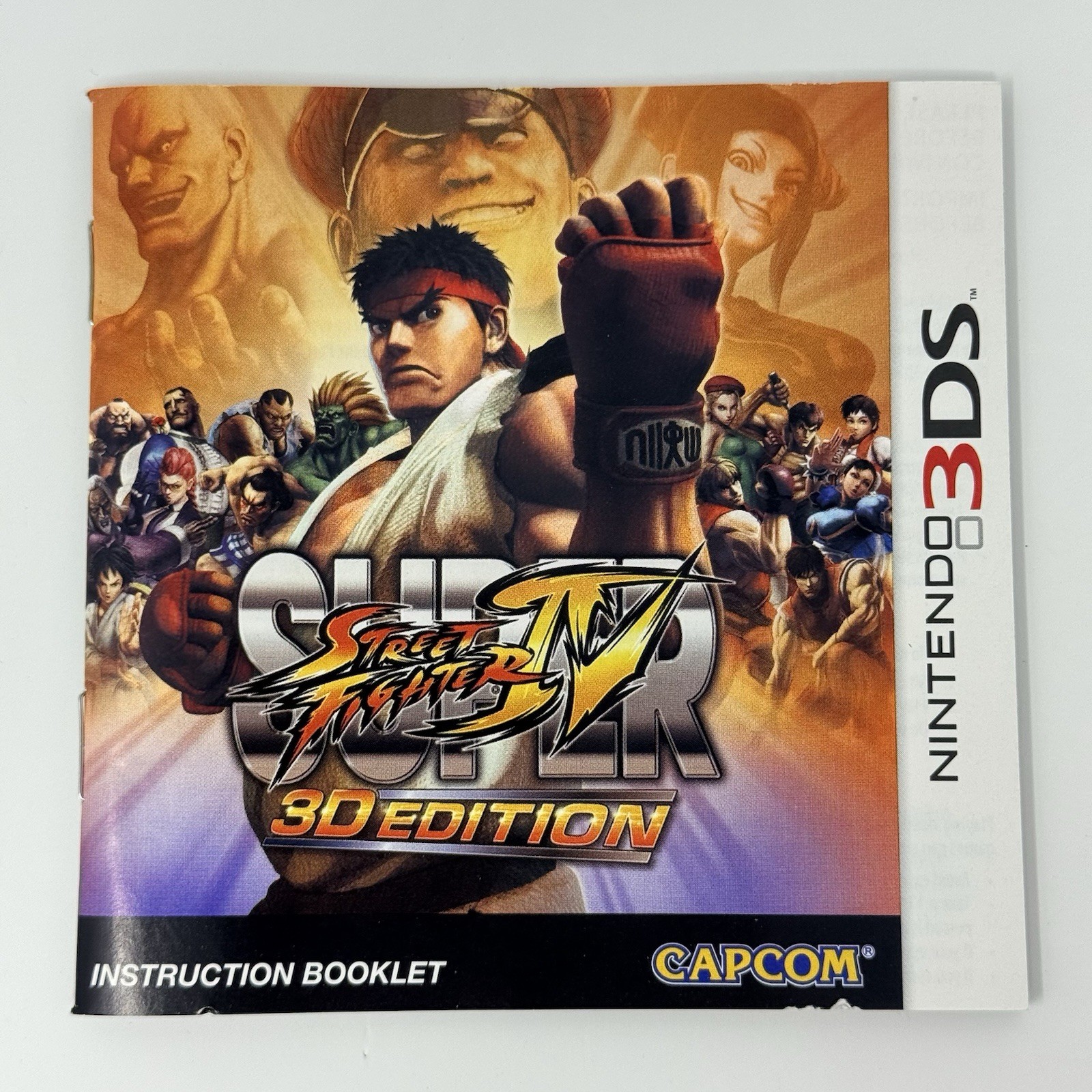 Super Street Fighter IV 3D Edition Nintendo 3DS No Game Slipcover