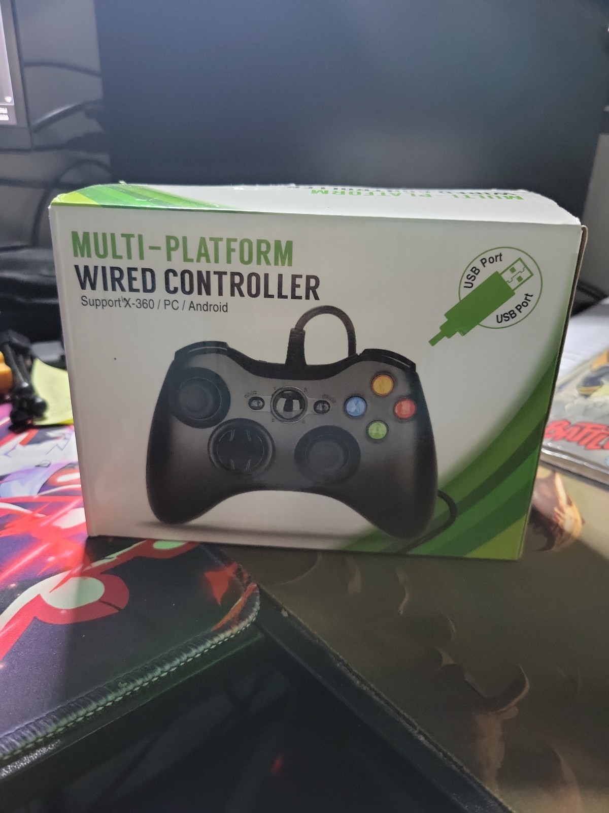 Muti Platform wired Controller Support X-360 / PC / Android