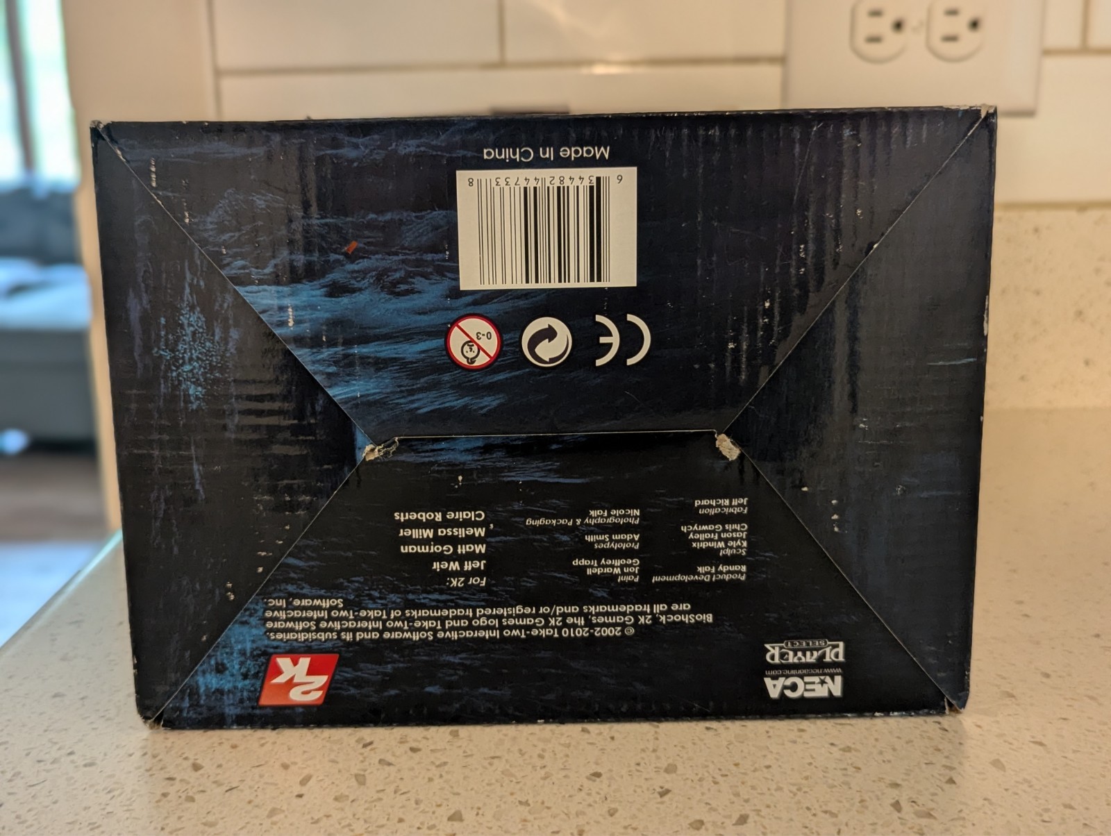 BioShock 2 Subject Omega Little Sister NECA Bunny Splicer Mask Open Box