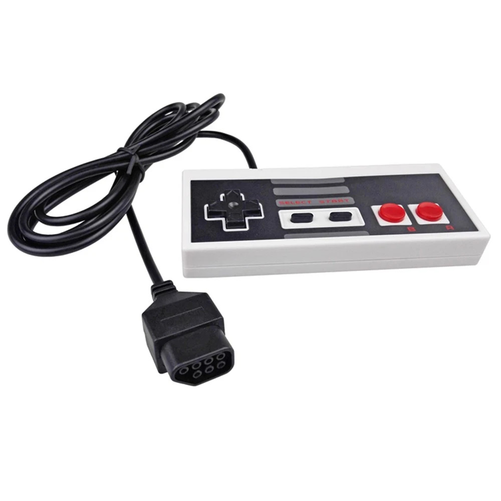 8-Bit Retro Controller 2-Pack, Compatible with Nintendo NES & Famicom FC