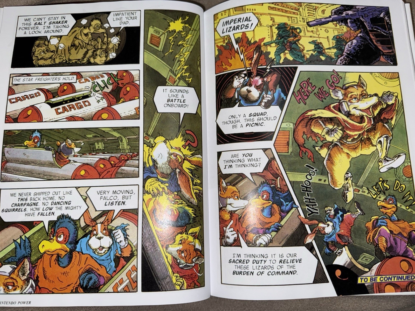 Star Fox comic Super Nintendo SNES Custom Hardcover 1993 Nintendo Power