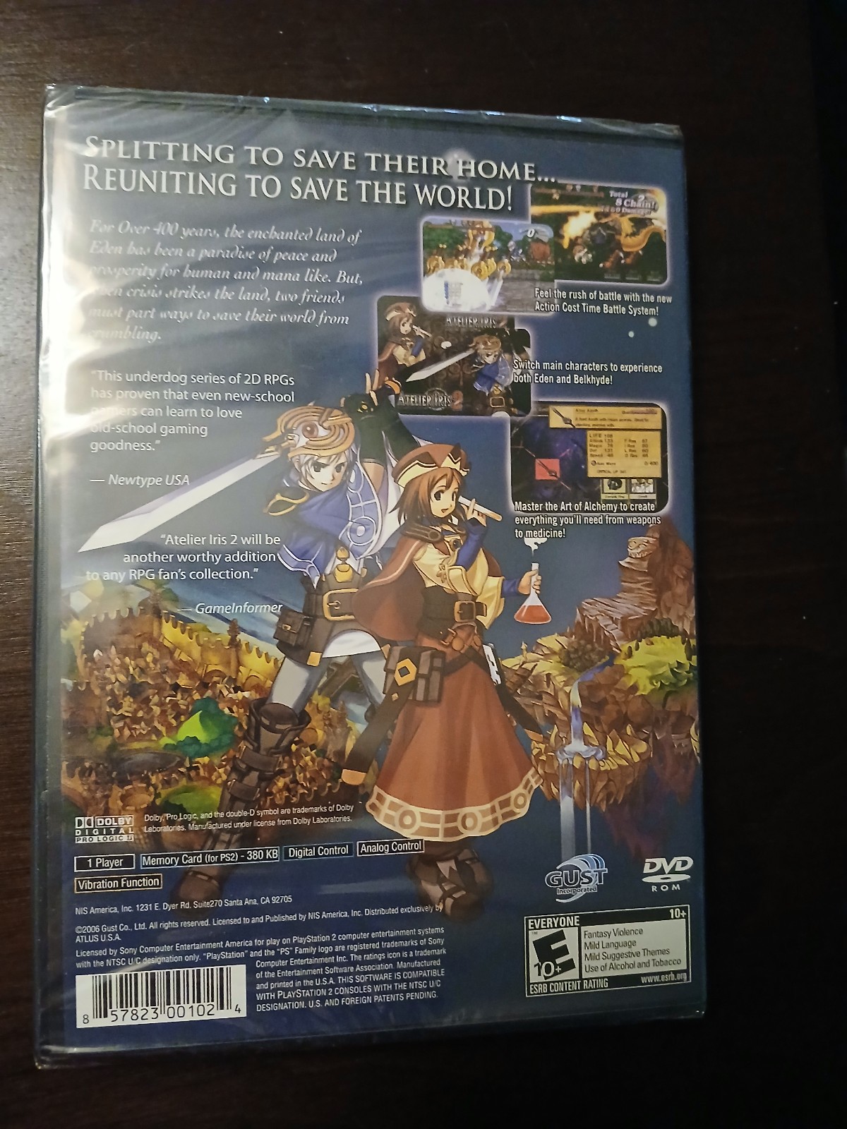 Atelier Iris 2: The Azoth of Destiny (Sony PlayStation 2, 2006), New, Sealed