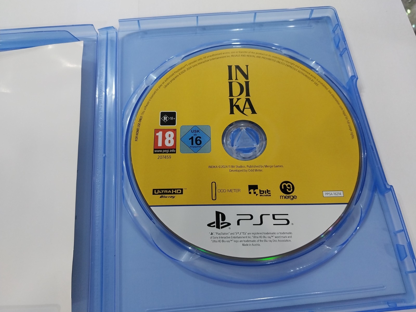 INDIKA (SONY PS5 GAME , R18+)