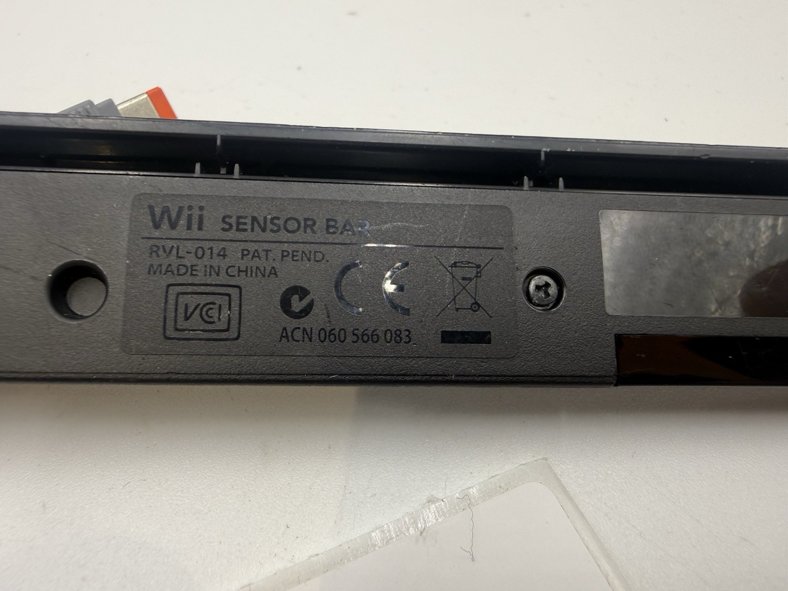Nintendo Wii OEM Sensor Bar Wired Official RVL-014 For Wii And Wii U Very Good