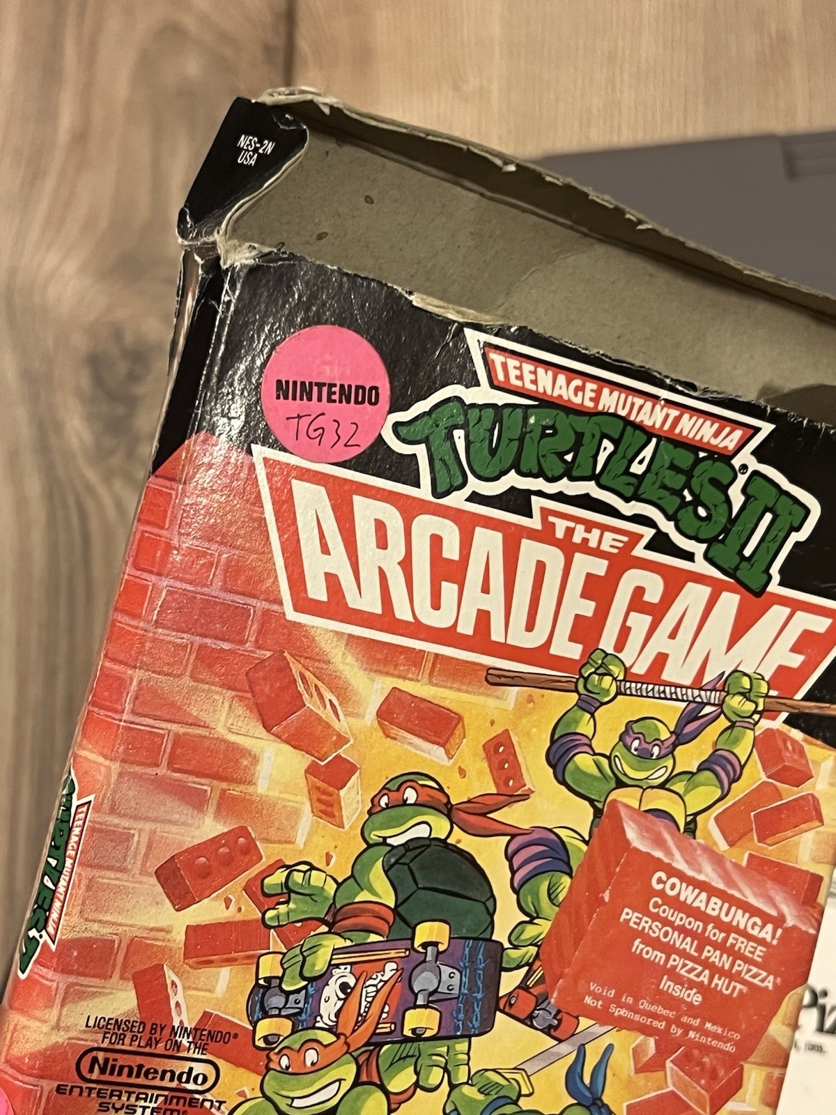 Teenage Mutant Ninja Turtles II: The Arcade Game (Nintendo NES, 1990) No Manual