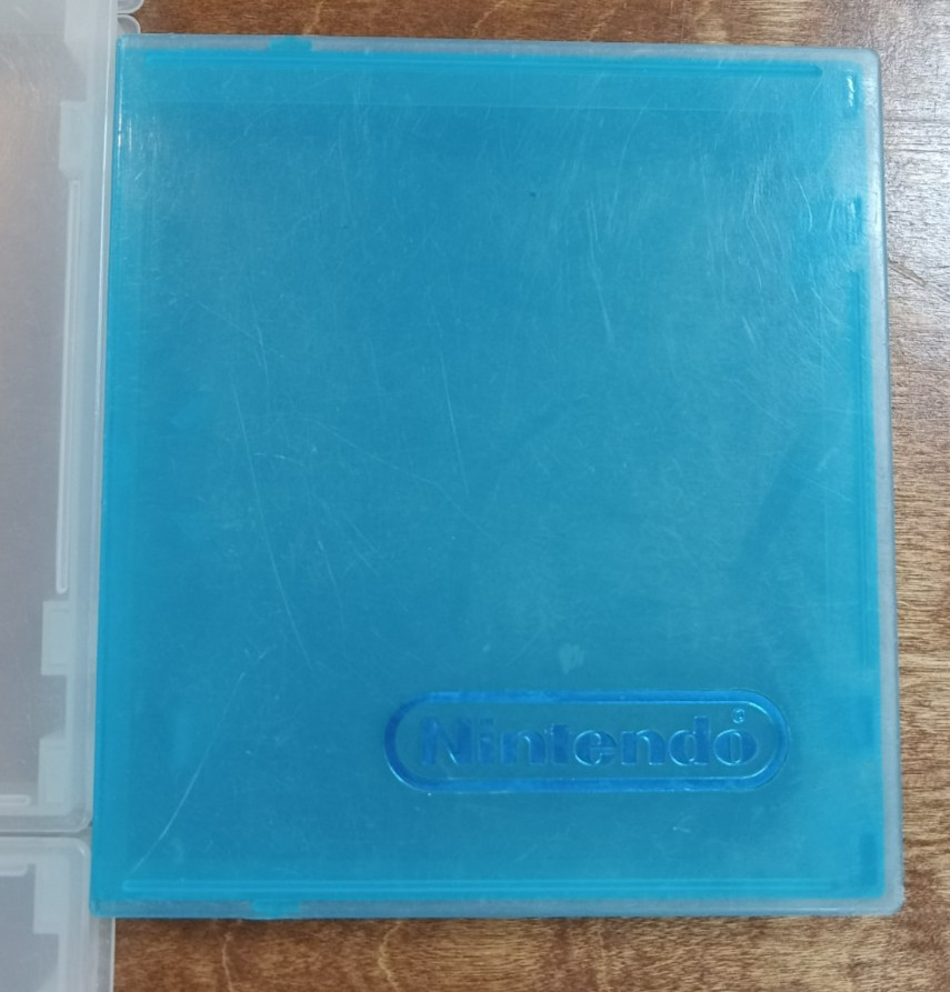 Original Nintendo Video Game Clear & Blue Hard Clamshell Case Lot of (7) Cases