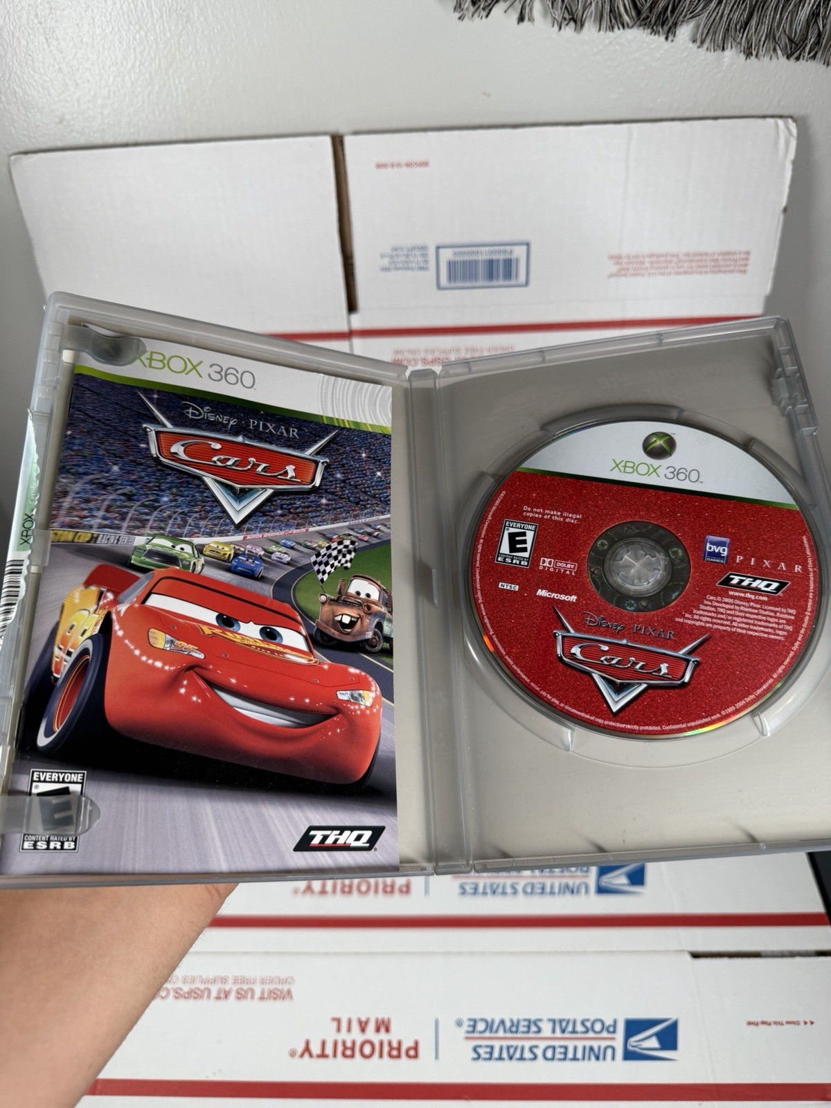 Disney Pixar Cars Family Hits Microsoft Xbox 360 Complete W/ Manual CIB Tested