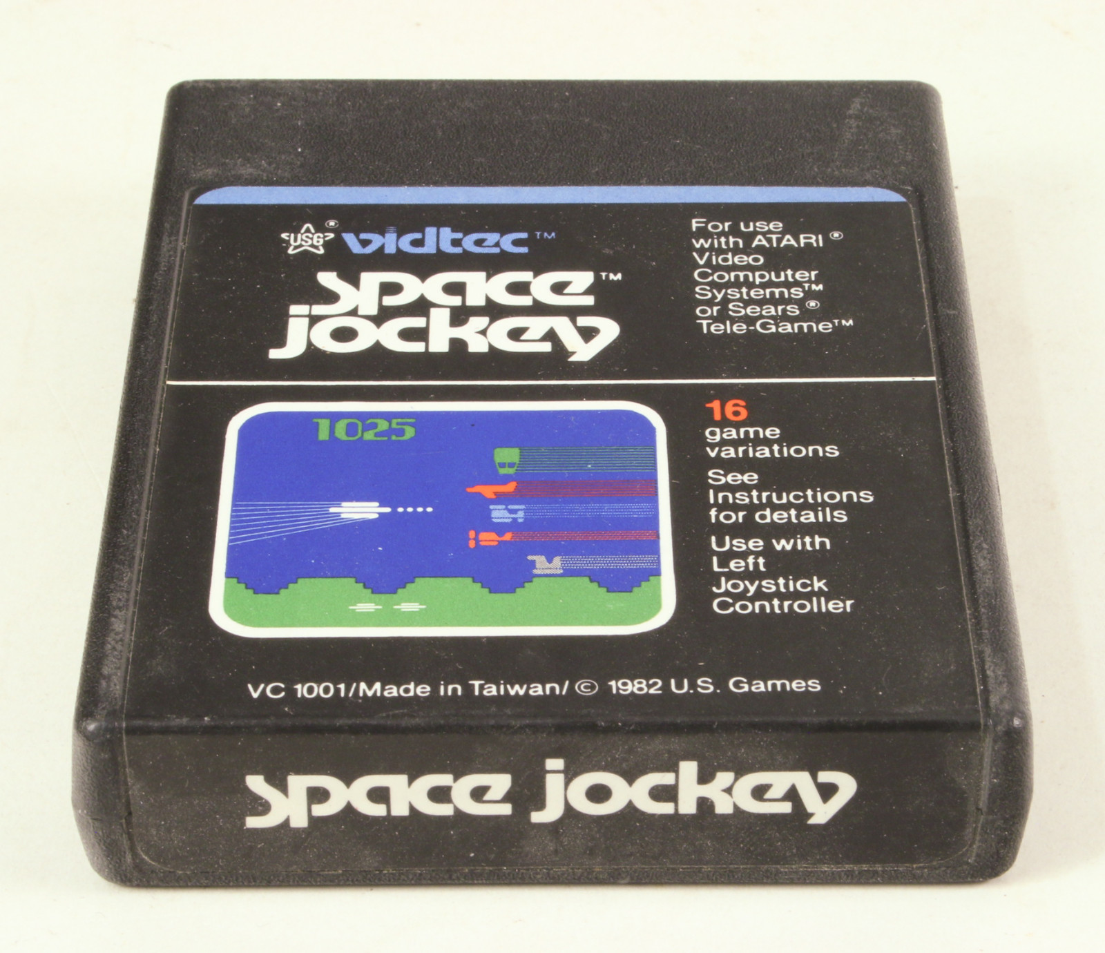 Atari 2600 game Space Jockey By Vidtec Tested and Working