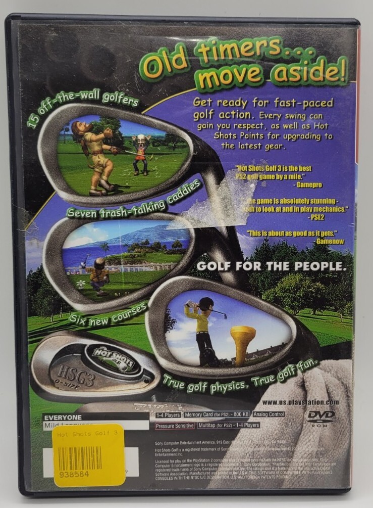 Hot Shots Golf 3 PS2 Sony Playstation 2 Greatest Hits Complete Tested