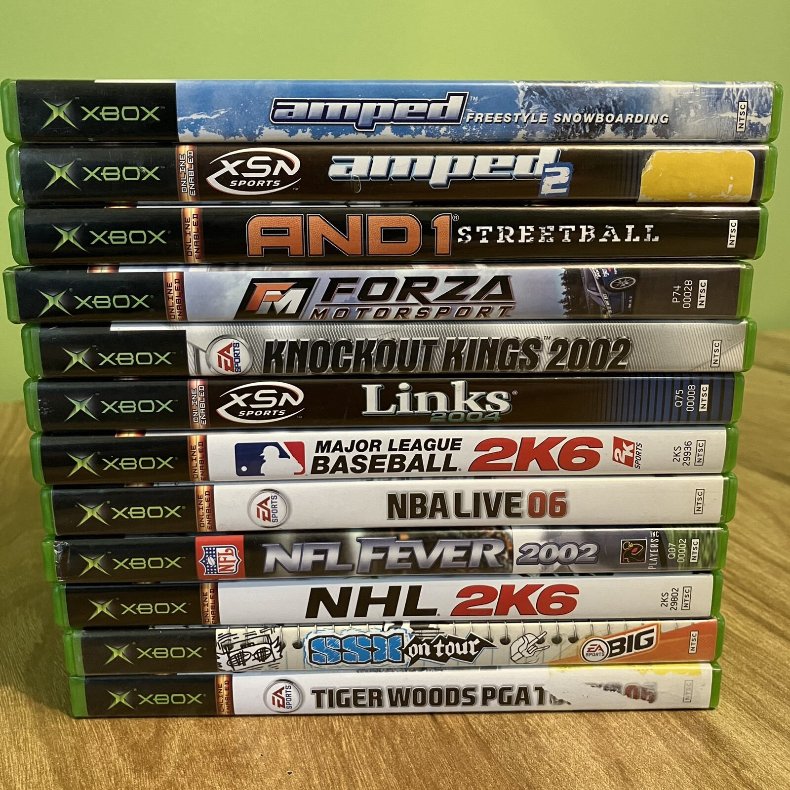 OG Xbox $114 Value Lot 12 Sports Racing Games Tested Working Condition Varies