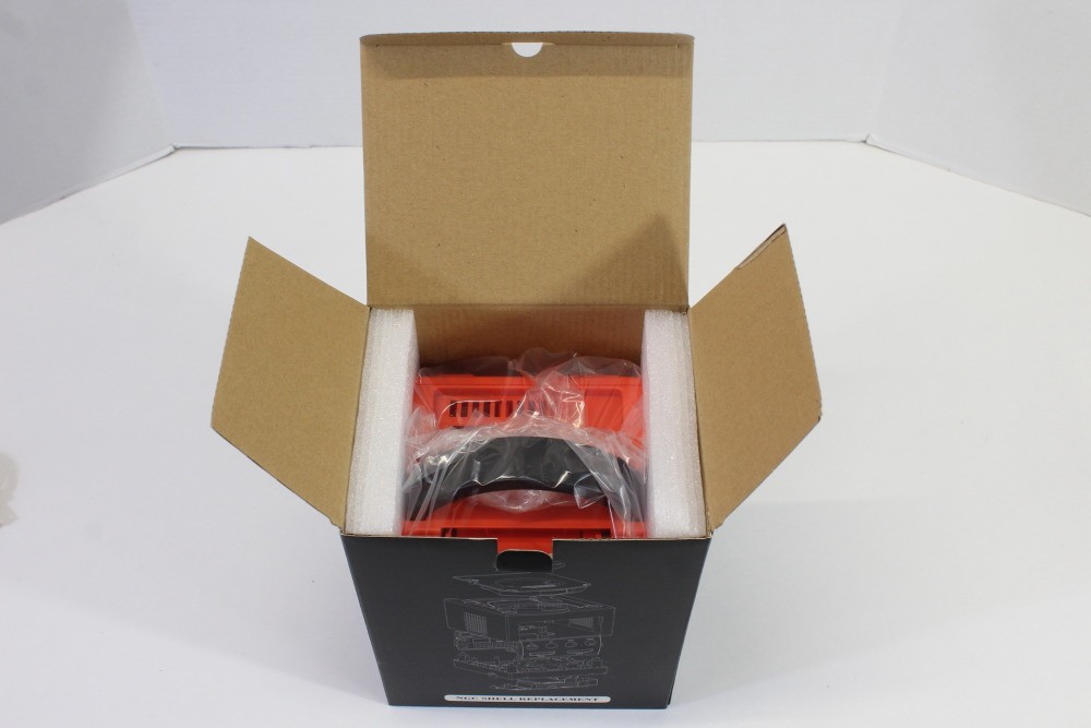 NEW Nintendo GameCube Console Warm Red x Black Replacement Shell GC DOL-001 101