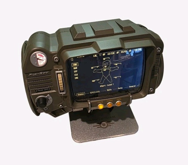 Fallout 3 New Vegas Pip Boy 3000 Die-Cast Replica Modes Figure Wand Company 2026