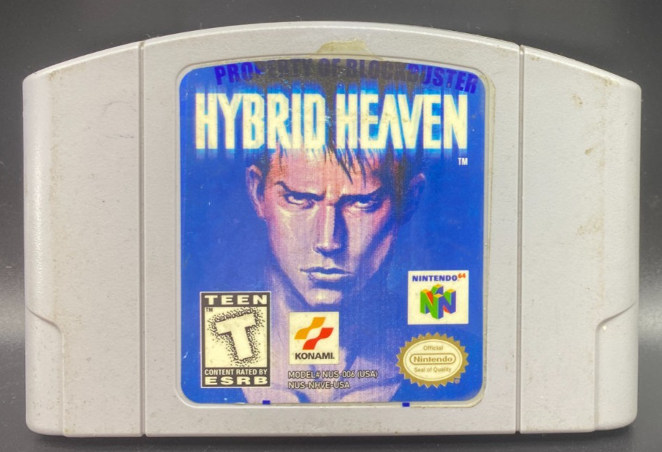 Hybrid Heaven N64 (Nintendo 64, 1999) Authentic Cart Only Tested Working