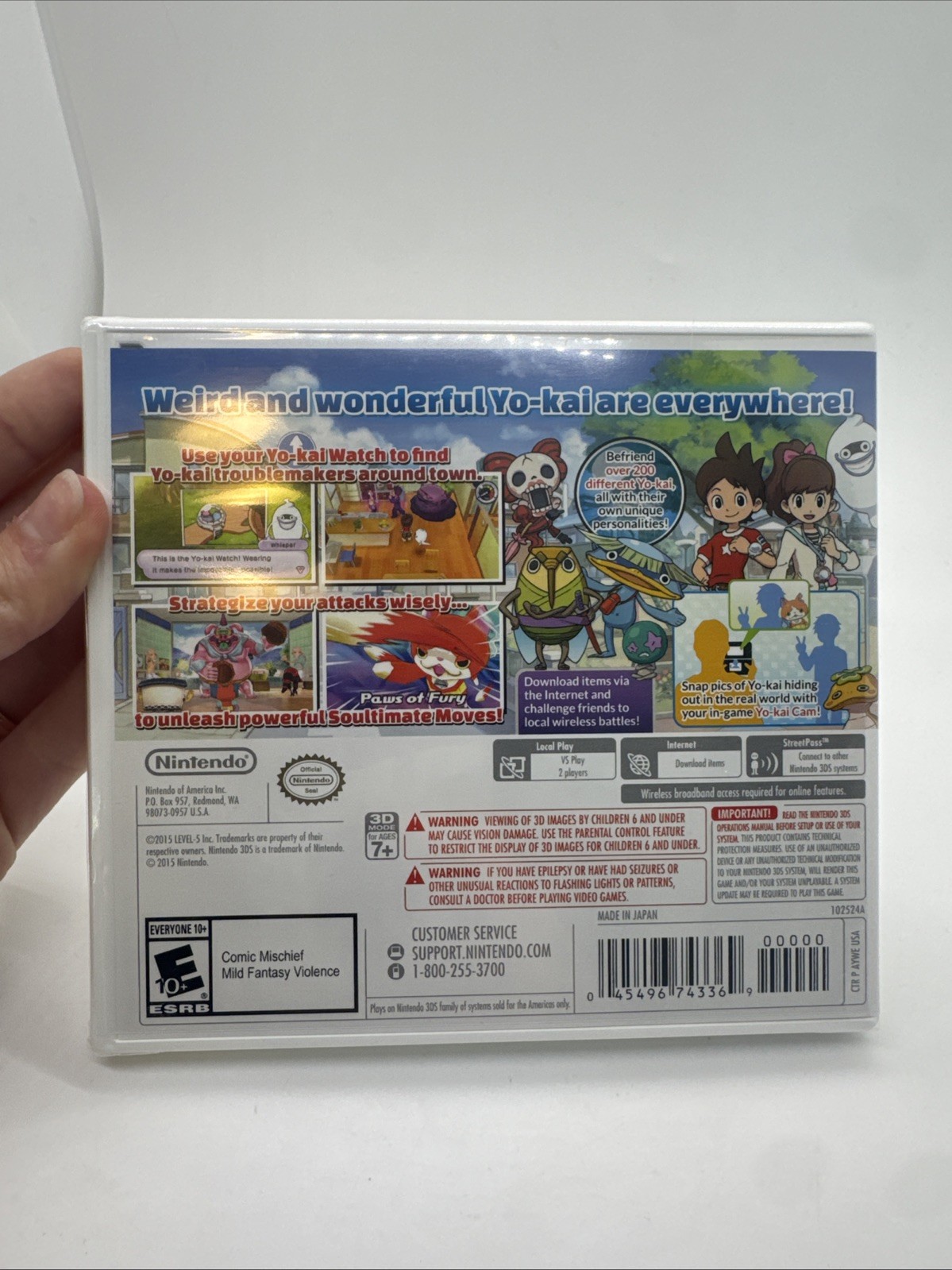 Yo-Kai Watch Nintendo 3DS Brand New Factory Sealed Authentic