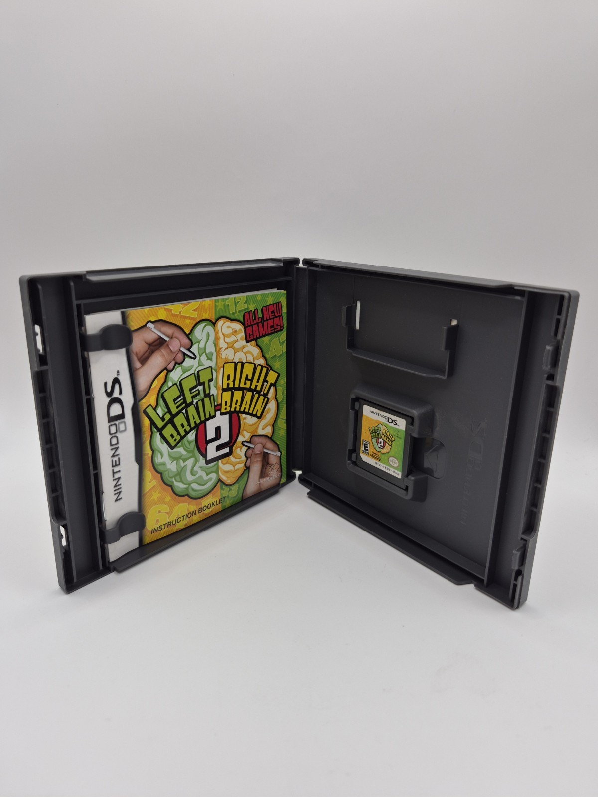 Left Brain Right Brain (Nintendo DS, 2007) Complete CIB W/ Manual & Insert CIB