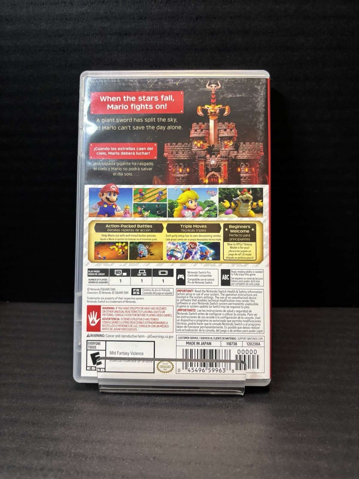 Super Mario Bros RPG (Nintendo Switch) Used, Tested And Working