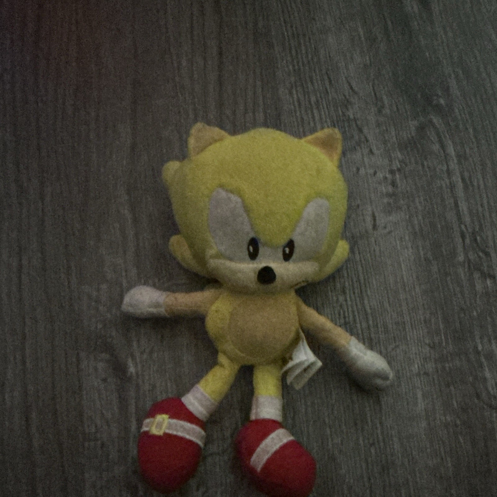 TOMY Super Sonic Plush Doll – Sonic the Hedgehog Character Stuffed Toy