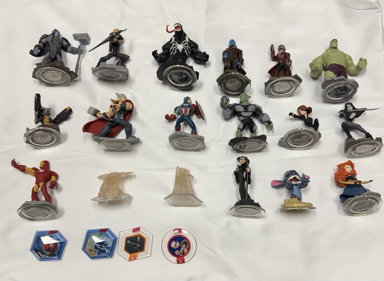 Disney Infinity 2.0 Character Figure Pack Iron Man Thor Hulk Venom Stitch Xbox