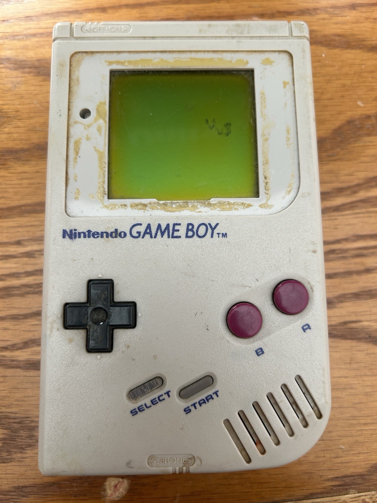 Nintendo GameBoy Launch Edition Handheld System Grey Works Tested Read Please!