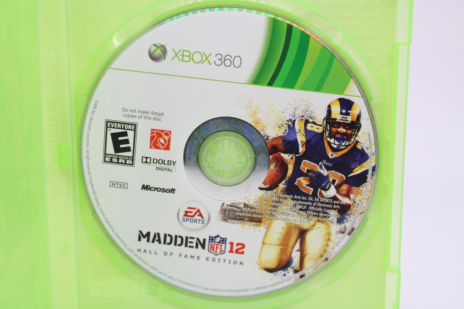Refurbished Xbox 360 Madden NFL 12 2012 Hall of Fame Edition No Manual Very Good