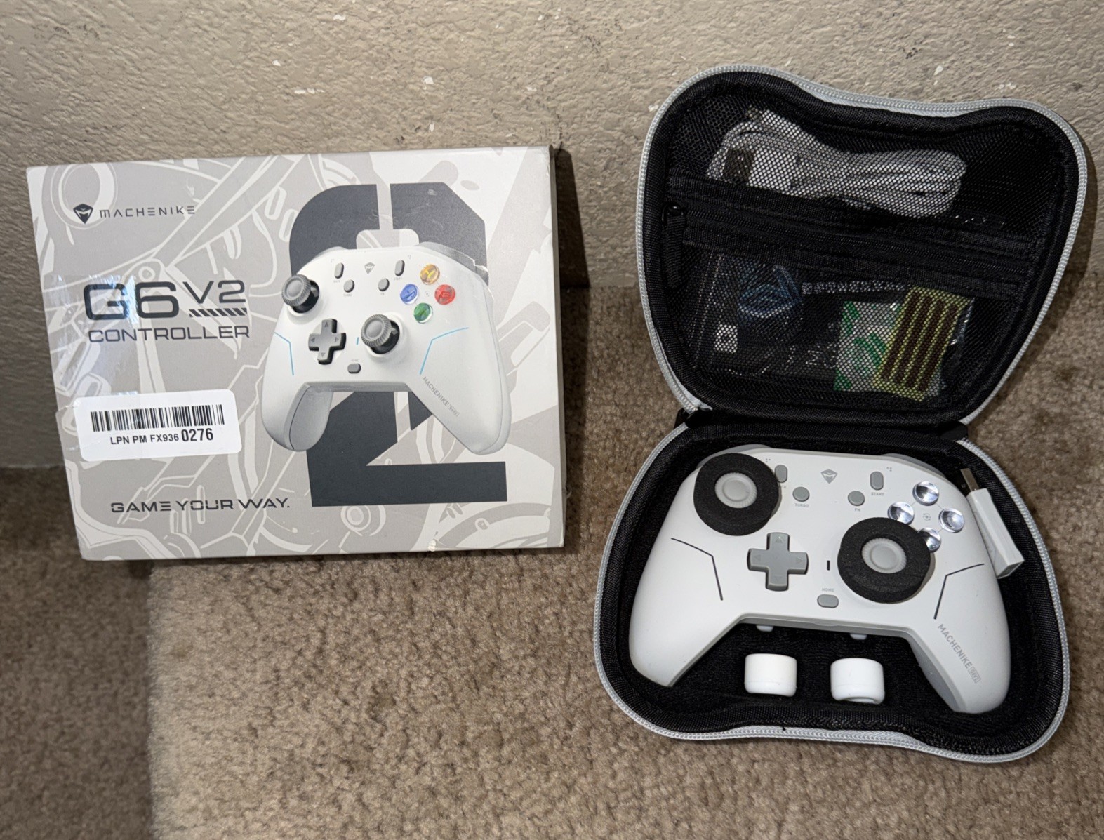 G6V2PE Wireless Controller for PC/Switch/iOS/Android, TMR Joysticks & Trigger…