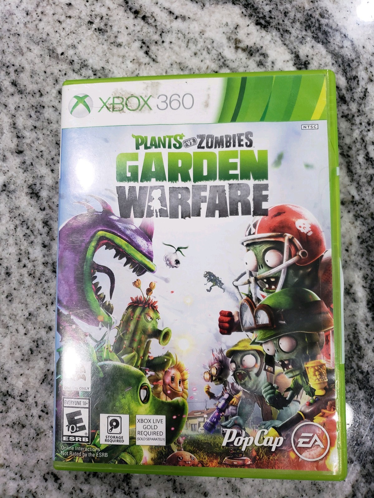 Plants vs. Zombies Garden Warfare Xbox 360 Game 2014 Microsoft NTSC Used