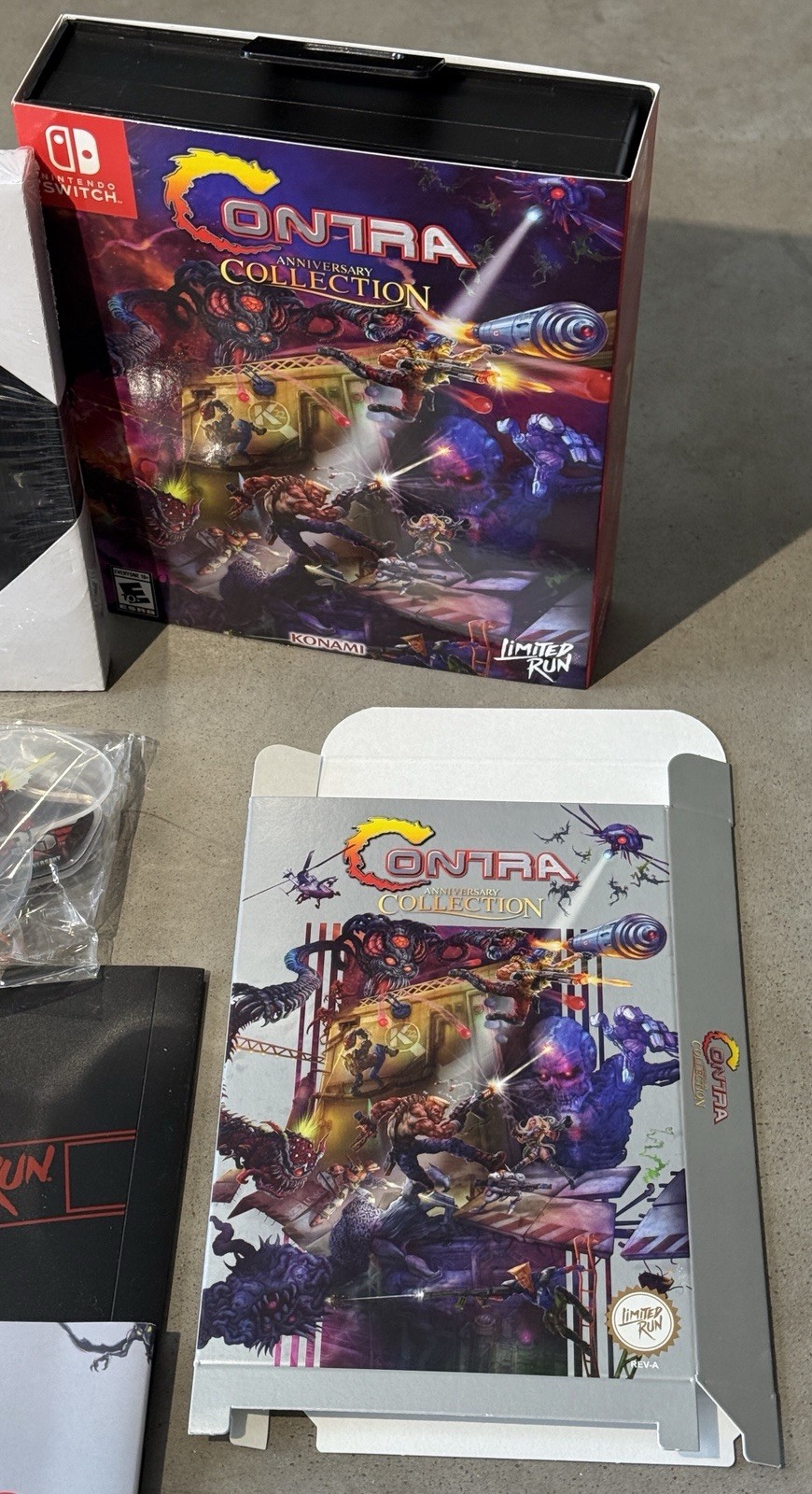 Contra Anniversary Collection Ultimate Edition Switch Limited Run #140 NO GAME