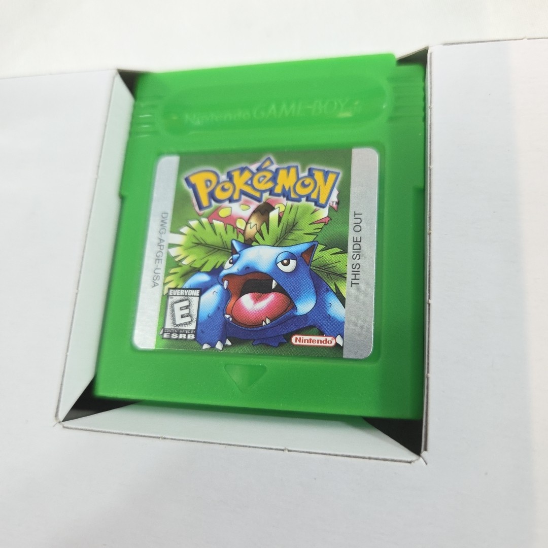 Pokemon Green Version Game Boy In Box READ Collectible Fanmade GB READ DEMAKE US