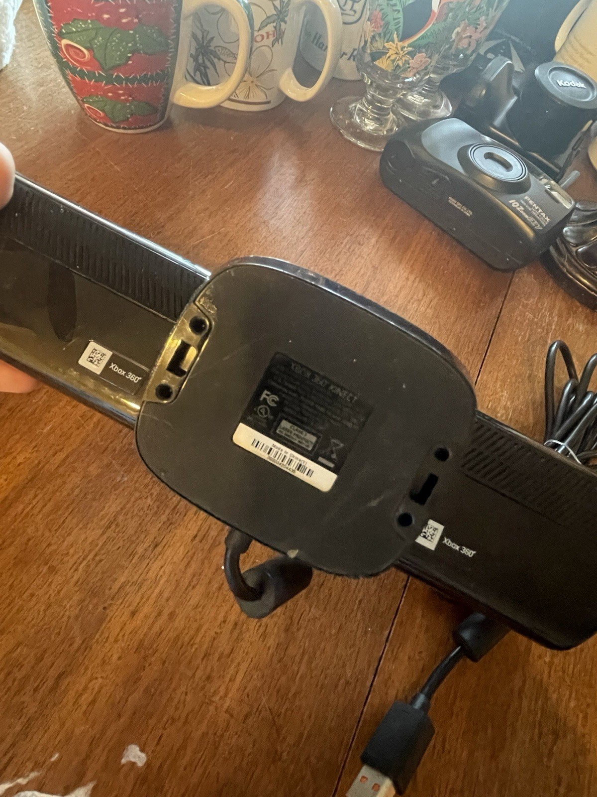 Microsoft Xbox 360 Kinect Motion Camera Sensor Black Xbox 360 Not tested As Is
