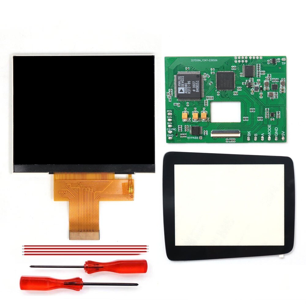 OSD Version 3.5″ 640×480 HD IPS LCD RGB Board LCDDRV RGB For SEGA Nomad Console