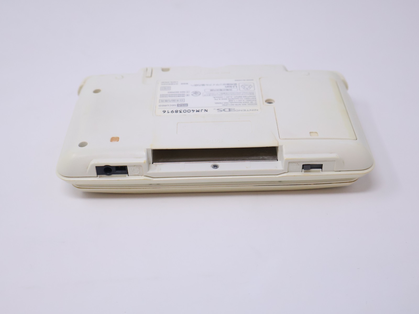 Nintendo DS Handheld System Tested Working Pure White w/ Charger & Stylus