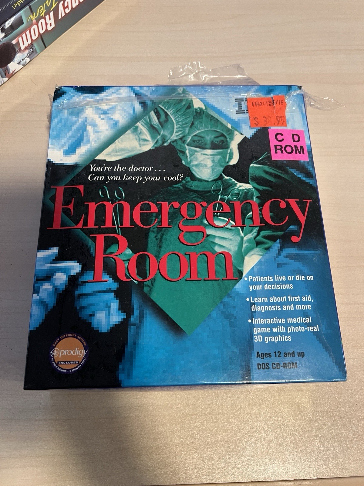 IBM Emergency Room & ER Intern CD‑ROM PC Game Vintage Medical Simulation
