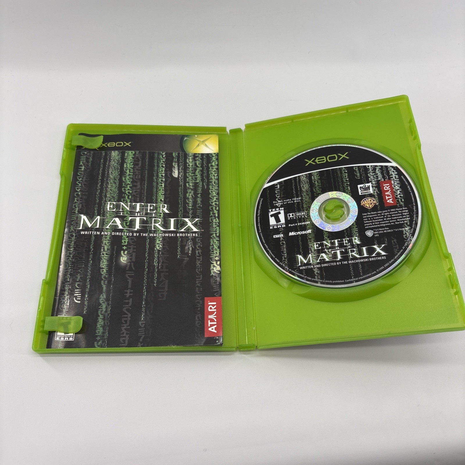 Microsoft Xbox Original Enter the Matrix Black Label CIB