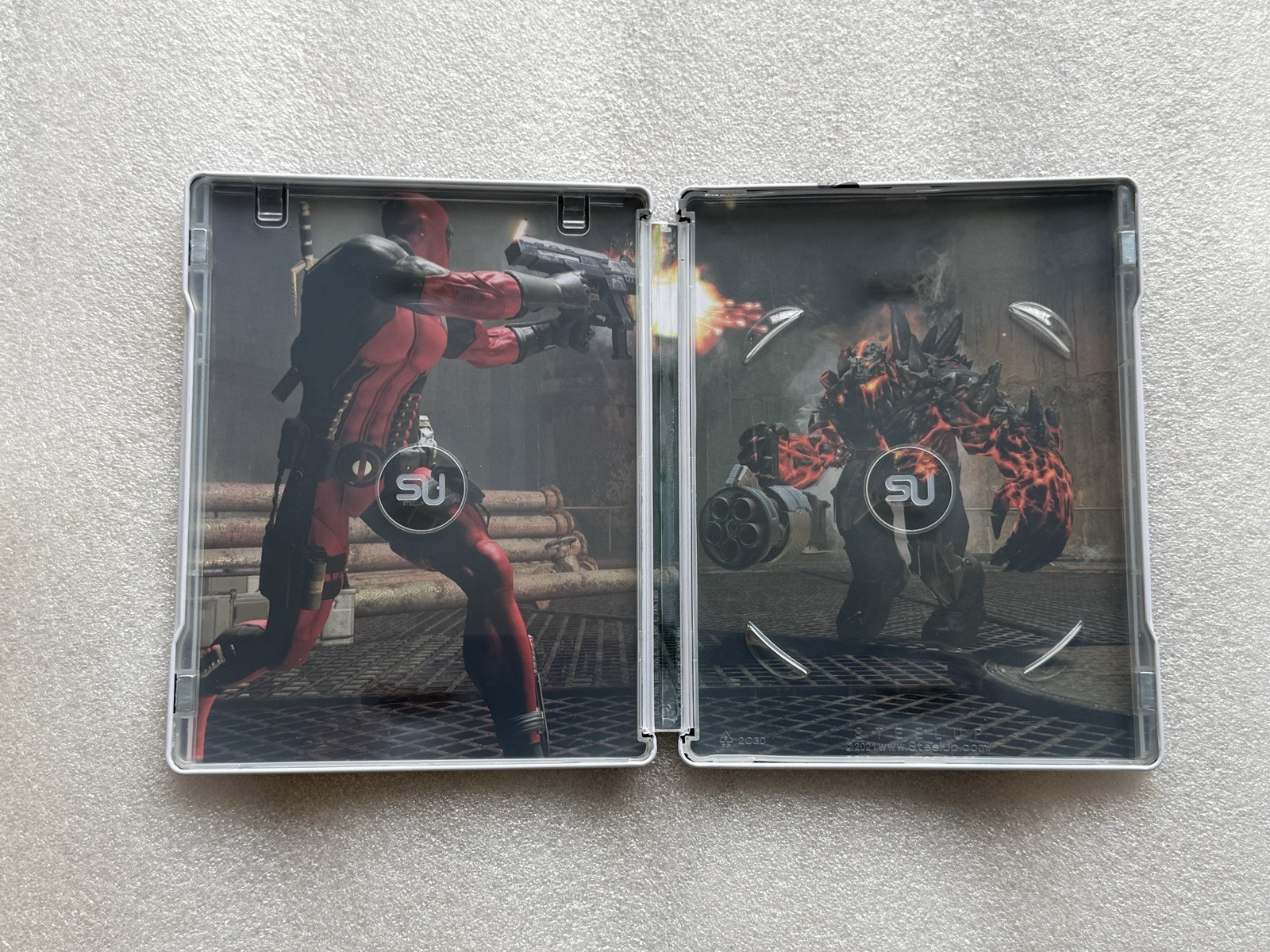 Deadpool Custom Made Steelbook/Steelup Case PS3/Xbox (No Game) New