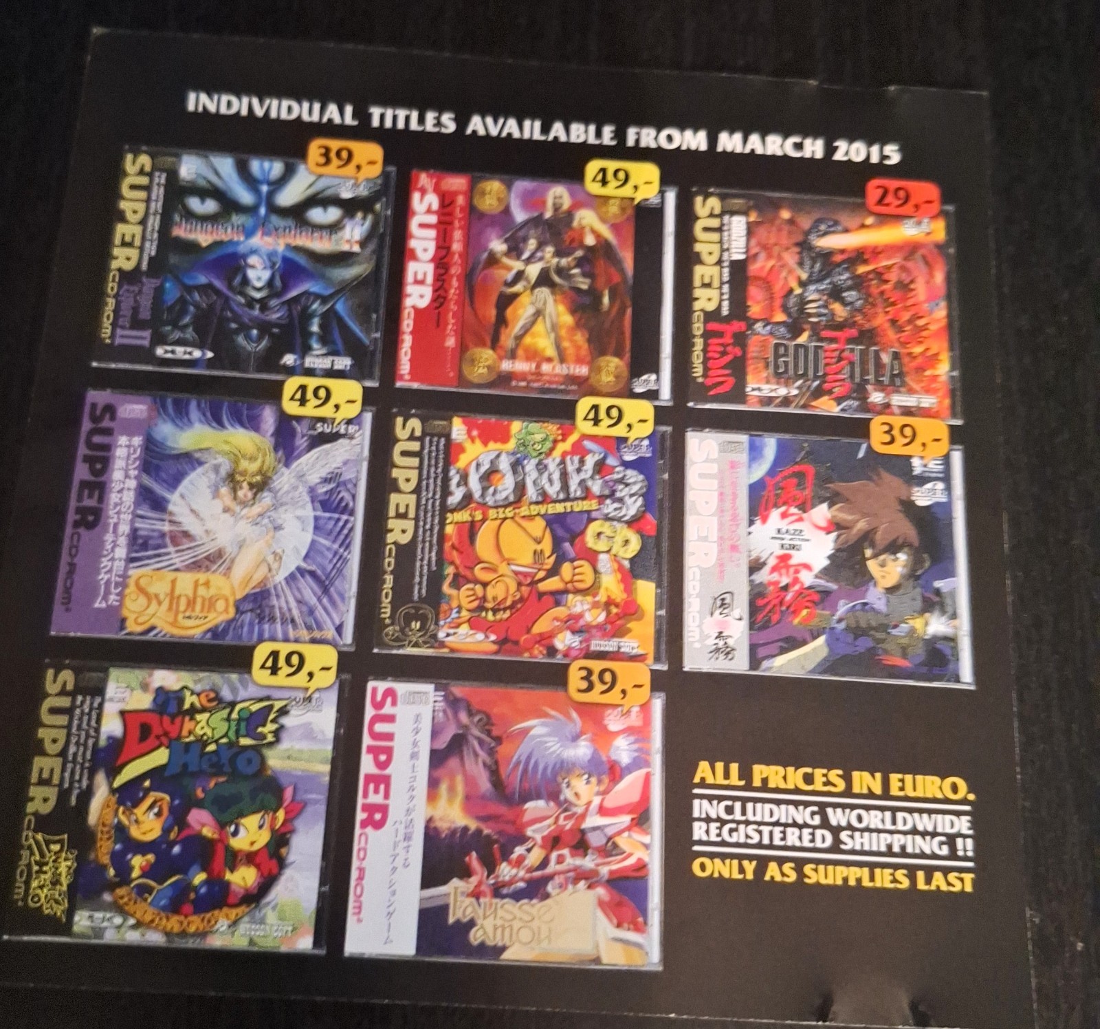 PC Engine FORCE GEAR, CIB, Japanese, PCE, Very Nice 2015