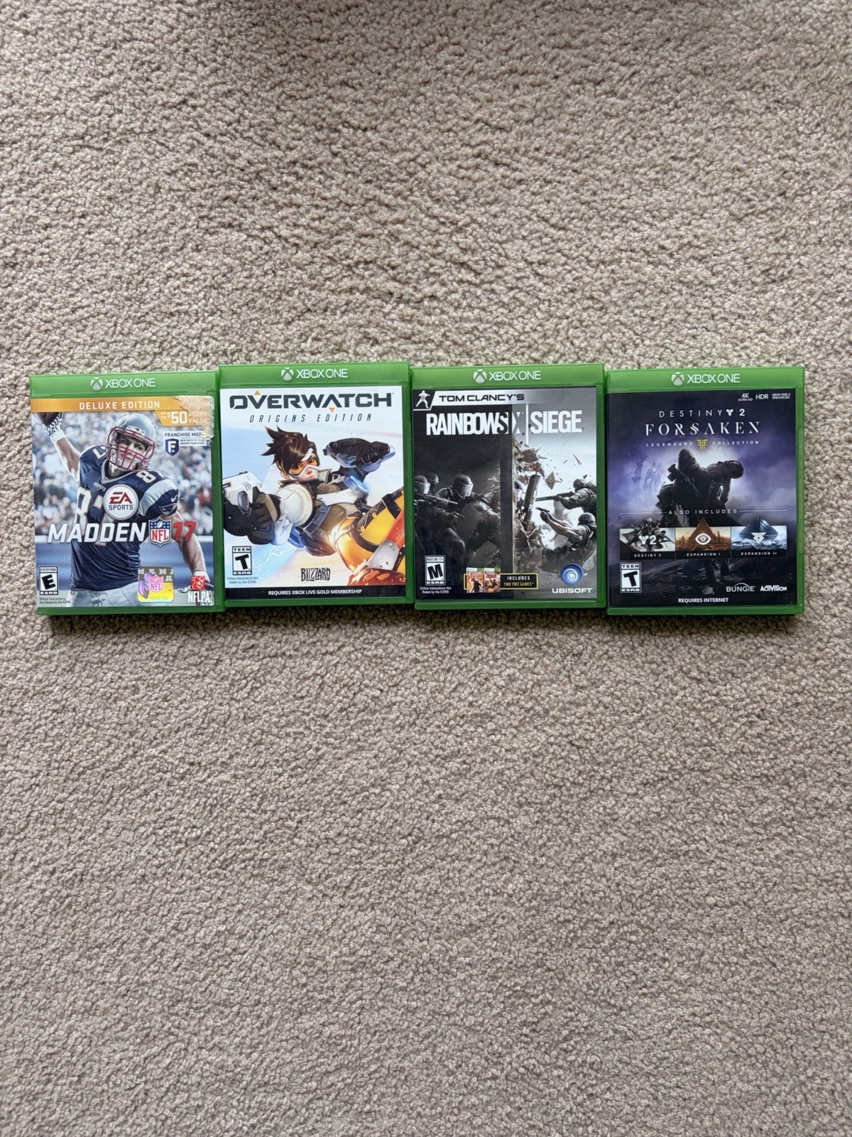 Microsoft Xbox One S White Home Console Blu-Ray Compatible Minecraft Bundle