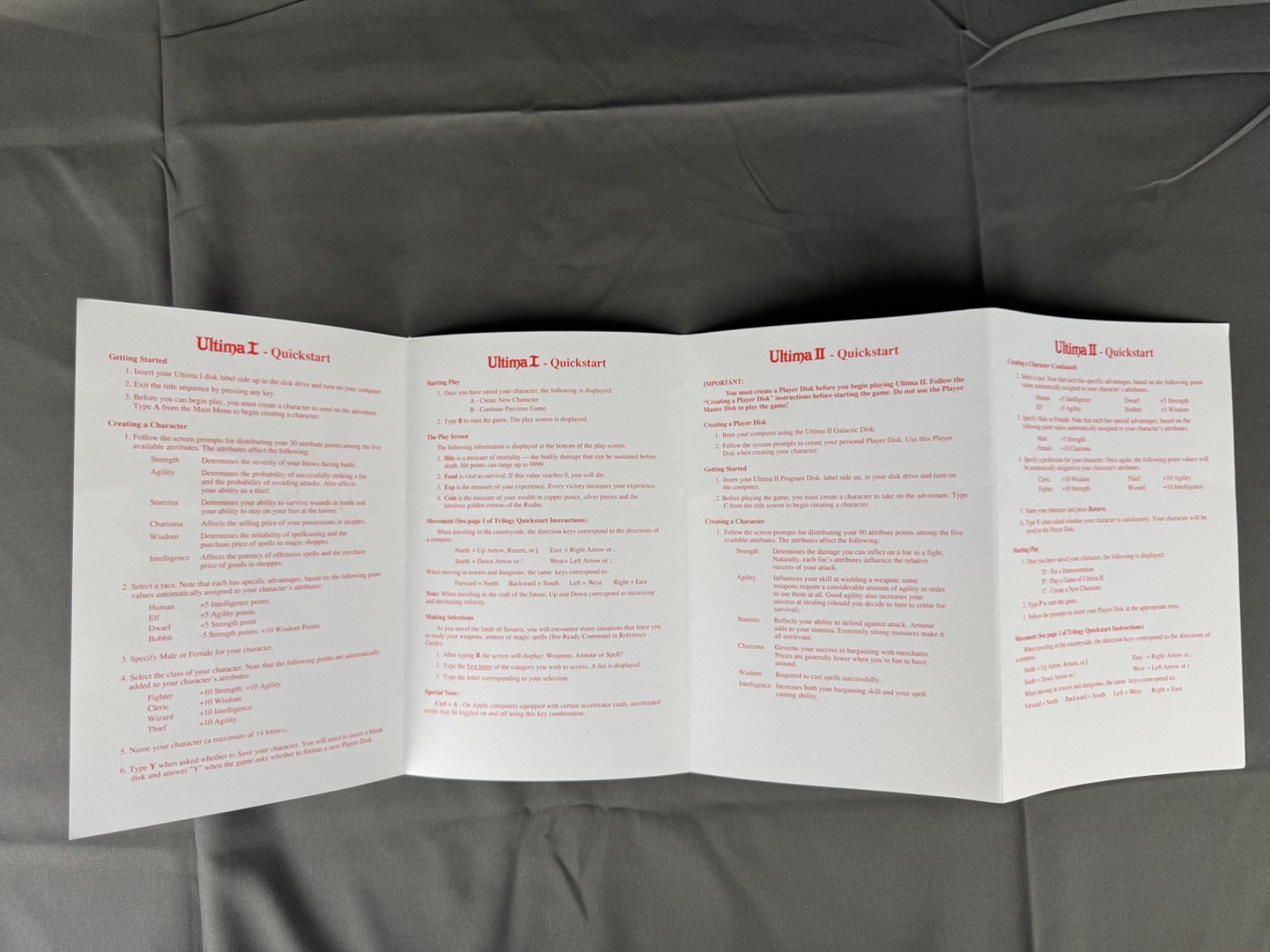 Ultima Trilogy 1-2-3 Apple (Origin Systems)